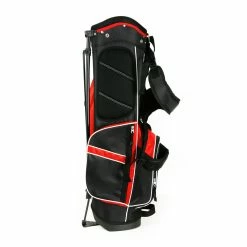 Hireko Affinity ZLS Stand Golf Bag Black/Red 9 Hireko Affinity ZLS Stand Golf Bag Black/Red -Hot Sale Left Hand All Shop a08824 side view