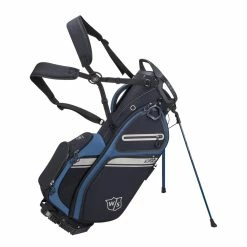 Wilson Staff EXO II Stand Carry Golf Bag -Hot Sale Left Hand All Shop fff9e8b16c3b3c89e78e27c2149f3a02785e3957 WGB6600BU 7 WS EXO II CARRY BL BU